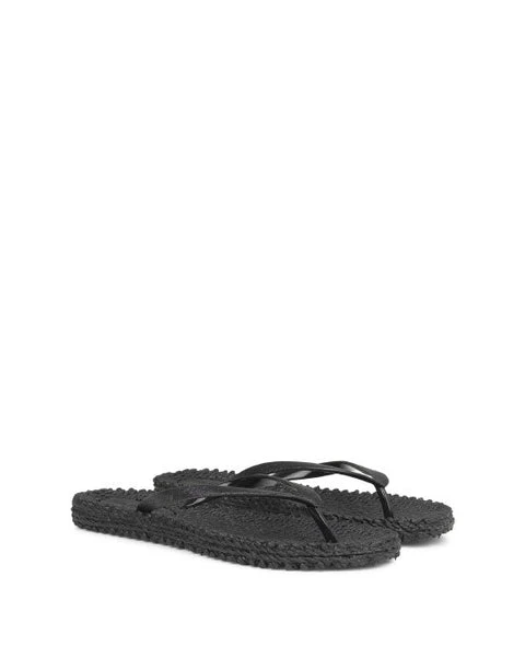 Ilse Jacobsen Glitter Flip Flops - Black Ilse Jacobsen Glitter Flip Flops - Black