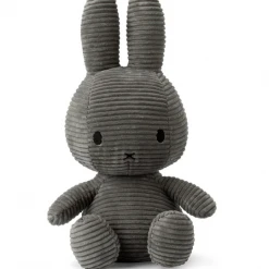 Miffy 24cm Grey Corduroy Toy