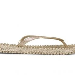 Ilse Jacobsen Glitter Flip Flops - Gold 4 Ilse Jacobsen Glitter Flip Flops - Gold