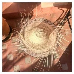 escape Palm Hat With Fringes