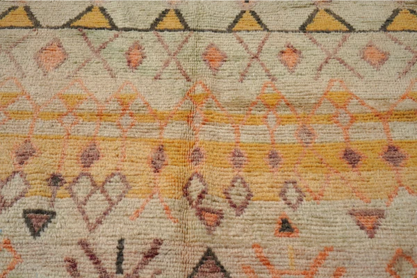 escape Yellow Based Boujad Rug escape Yellow Based Boujad Rug