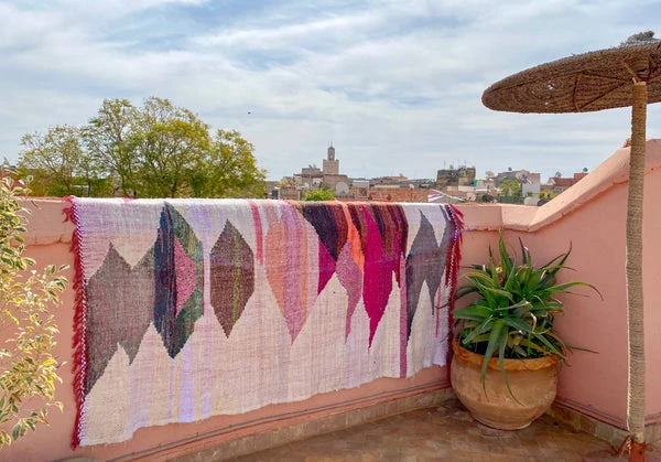 escape Doublesided Boucherouite Kilim L5 escape Doublesided Boucherouite Kilim L5