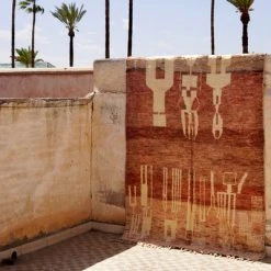 escape Soft Burgundy Boujad Rug