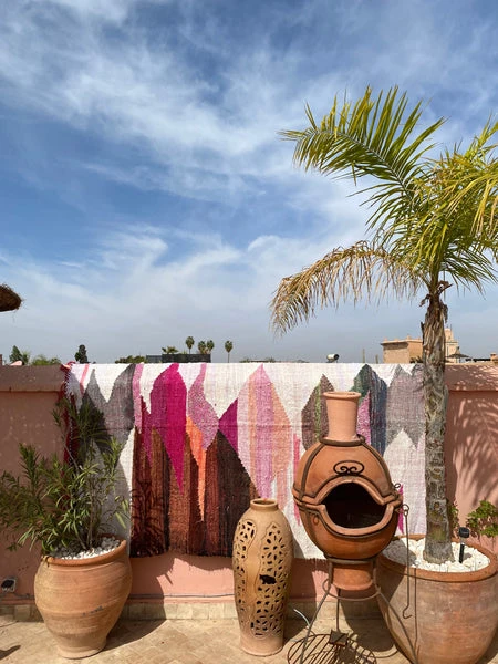 escape Doublesided Boucherouite Kilim L5 escape Doublesided Boucherouite Kilim L5