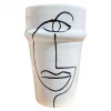 escape Handpainted Face Mug 2 escape Handpainted Face Mug