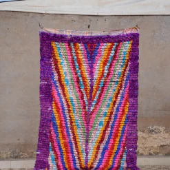 escape Purple Boucherouite Rug