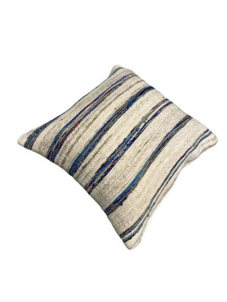 escape Blue Striped Kilim Cushion 8 escape Blue Striped Kilim Cushion
