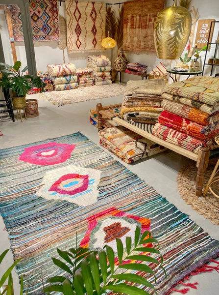 escape Doublesided Boucherouite Kilim L1 8 escape Doublesided Boucherouite Kilim L1