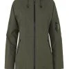 Ilse Jacobsen Long Raincoat - Army