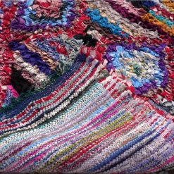 escape Red Framed Boucherouite Rug