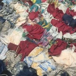 escape Blue/Red/Green Boucherouite Rug