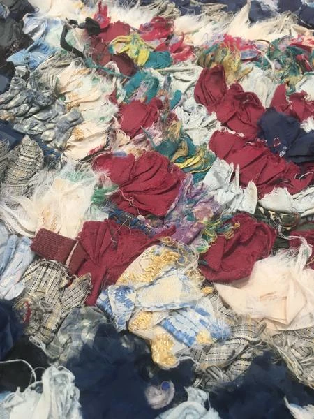 escape Blue/Red/Green Boucherouite Rug escape Blue/Red/Green Boucherouite Rug