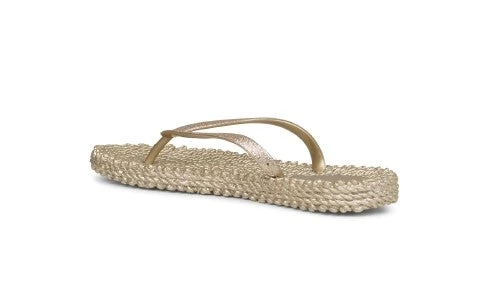 Ilse Jacobsen Glitter Flip Flops - Gold Ilse Jacobsen Glitter Flip Flops - Gold