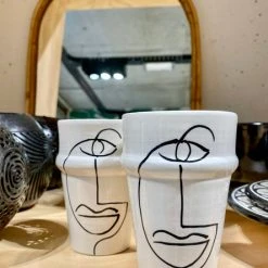 escape Handpainted Face Mug