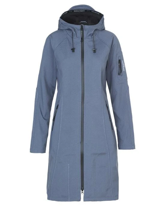 Ilse Jacobsen Long Raincoat Blue Grayness Ilse Jacobsen Long Raincoat Blue Grayness