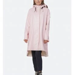 Ilse Jacobsen Light A Line Raincoat Lavender Pink