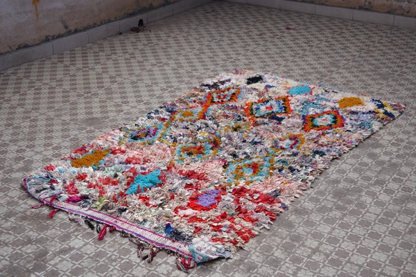 escape Vintage Boucherouite Rug escape Vintage Boucherouite Rug