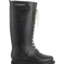 Ilse Jacobsen Long Rubber Boots Black