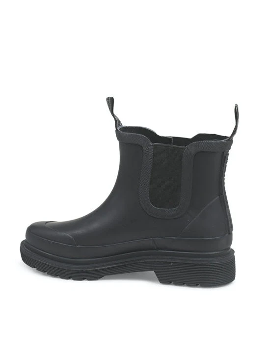 Ilse Jacobsen Chelsea Short Rubber Boots Black 4 Ilse Jacobsen Chelsea Short Rubber Boots Black