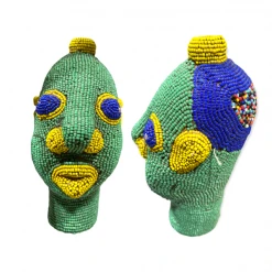 escape Small Beaded Tribal Heads From Cameroon 24 escape Small Beaded Tribal Heads From Cameroon