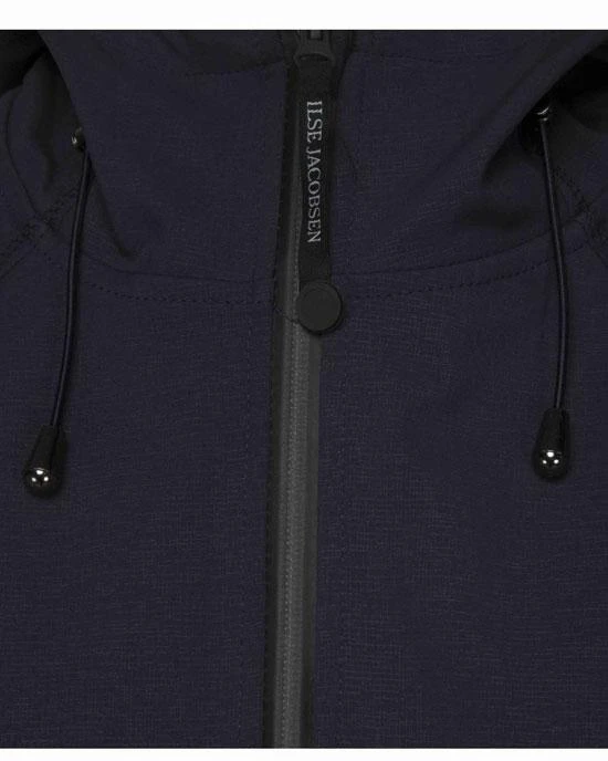 Ilse Jacobsen Dark Indigo Long Raincoat Ilse Jacobsen Dark Indigo Long Raincoat