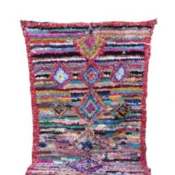 escape Red Framed Boucherouite Rug