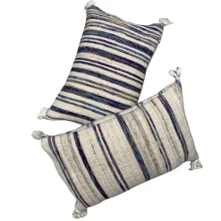 escape Blue Striped Kilim Cushion 11 escape Blue Striped Kilim Cushion