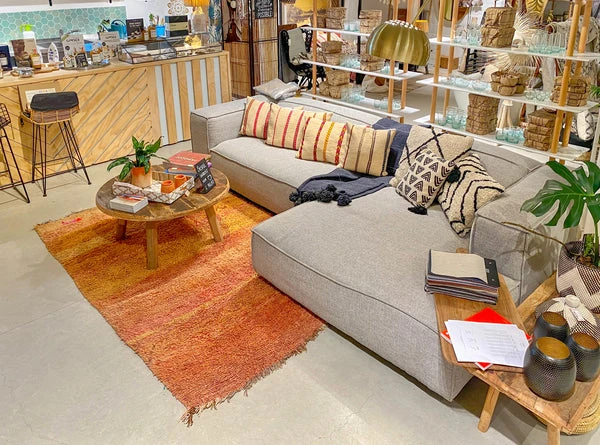 escape Ochre & Pink Boujad Rug escape Ochre & Pink Boujad Rug