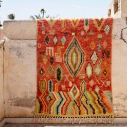 escape Red Boujad Rug