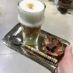 escape Set Of 4 Latte Berber Spoons Black White