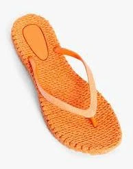 Ilse Jacobsen Glitter Flip Flops - Orange Spice