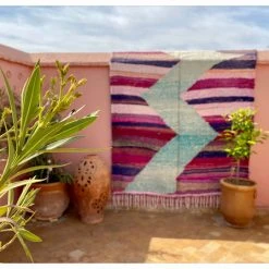 escape Doublesided Boucherouite Kilim L7