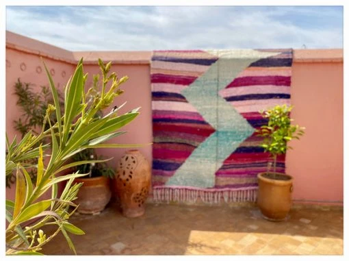 escape Doublesided Boucherouite Kilim L7