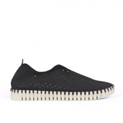 Ilse Jacobsen Black Tulip Slip On