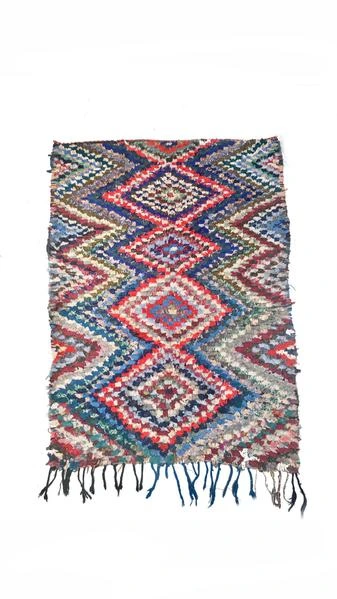 escape Blue/Red/Green Boucherouite Rug escape Blue/Red/Green Boucherouite Rug