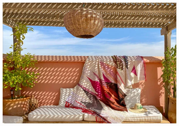 escape Doublesided Boucherouite Kilim L5 escape Doublesided Boucherouite Kilim L5