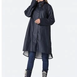 Ilse Jacobsen Indigo Hornbaek A Line Raincoat