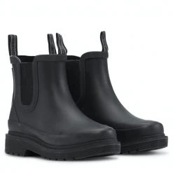 Ilse Jacobsen Chelsea Short Rubber Boots Black