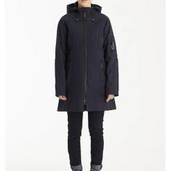Ilse Jacobsen 3/4 Raincoat Indigo 6 Ilse Jacobsen 3/4 Raincoat Indigo