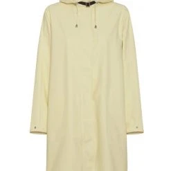 Ilse Jacobsen Light A-Line Raincoat Light Yellow