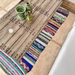 escape Striped Boucherouite Kilim 7 escape Striped Boucherouite Kilim