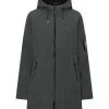 Ilse Jacobsen 3/4 Length Raincoat - Urban Grey 1 Ilse Jacobsen 3/4 Length Raincoat - Urban Grey