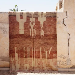 escape Soft Burgundy Boujad Rug