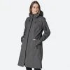 Ilse Jacobsen Long Dark Shadow Raincoat 37 L 1 Ilse Jacobsen Long Dark Shadow Raincoat 37 L