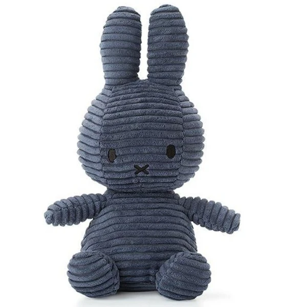 Miffy 24cm Dark Blue Corduroy Toy 3 Miffy 24cm Dark Blue Corduroy Toy