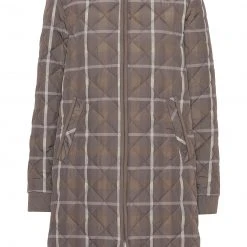 Ilse Jacobsen ART06 Tartan Padded Quilt Coat Falcon