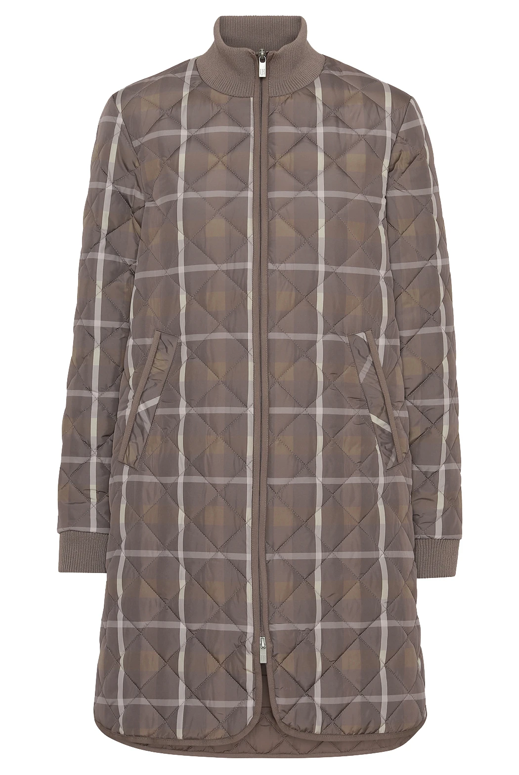 Ilse Jacobsen ART06 Tartan Padded Quilt Coat Falcon 3 Ilse Jacobsen ART06 Tartan Padded Quilt Coat Falcon