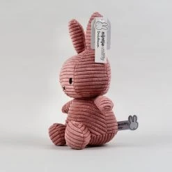 Miffy Corduroy Dusky Rose Miffy - Medium Toy