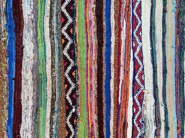 escape Striped Boucherouite Kilim escape Striped Boucherouite Kilim