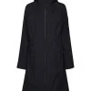 Ilse Jacobsen Long Raincoat - Dark Indigo 2 Ilse Jacobsen Long Raincoat - Dark Indigo